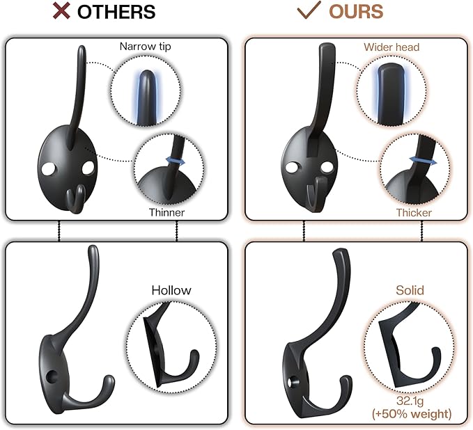 AMBIRD Wall Hooks with Shelf, 26.57 Inch Entryway Wood Coat Hooks for Wall, Coat Rack Wall Mount Rack with 5 Dual Hooks 3 Key Hooks Mail Organizer and Key Rack Key Holder (Black)