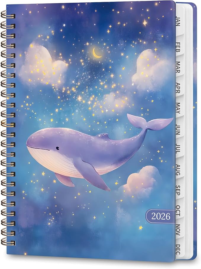 2026 Planner, Weekly and Monthly Calendar Academic Planner, Jan 2026 - Dec 2026, Planning Agenda Book for Desk Accessories and School Supplies - A5 (6.3'' x 8.5'')