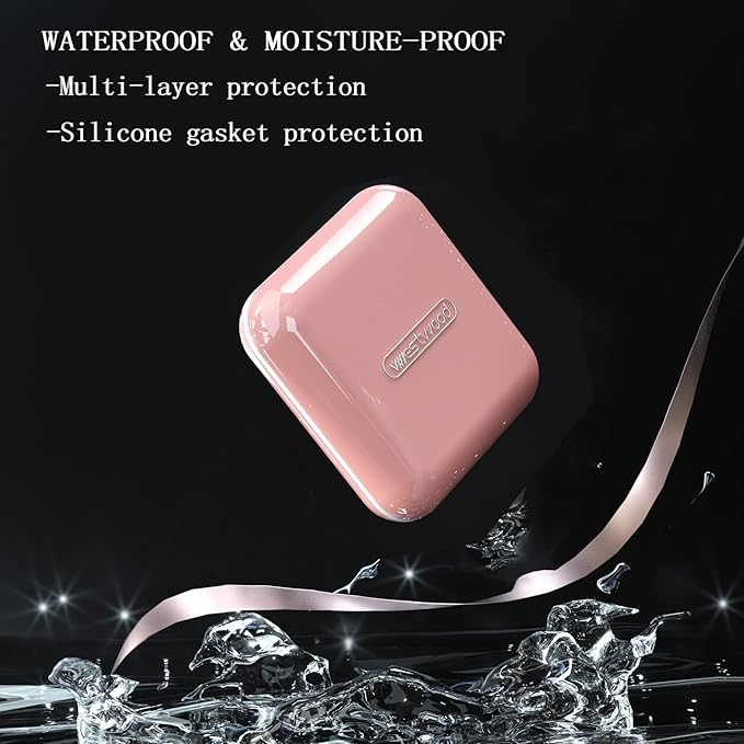 DUBSTAR Travel Pill Organizer Moisture Waterproof Small Pill Box for Pocket Purse 4+6 Compartments Portable Pill Case Medicine Vitamin Holder Container,Pink