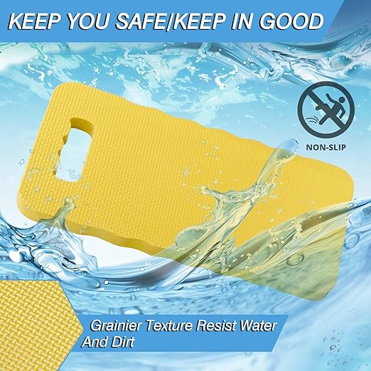 Garden Kneeling Pad 3pcs, Extra Wider 8.66", Kneeling Mat Waterproof with Bright Color Tone, Knee Pads for Gardening, Yoga, House Clean, Repair Work