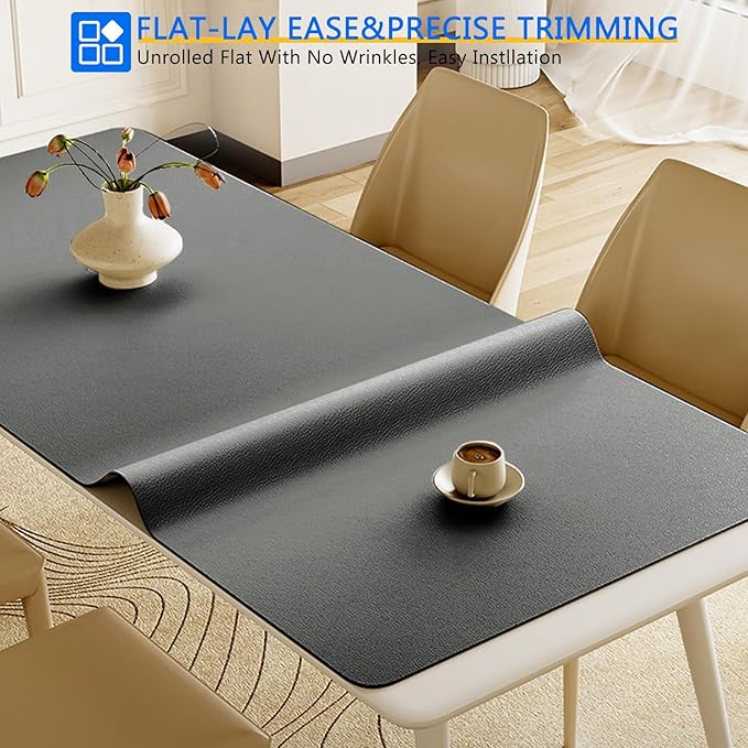 WochiTV Shelf Liner for Cabinets, Drawer Non Adhesive Non Slip Foam Mat for Kitchen, Pantry, Bathroom, Cupboard, Garage, Closet, Shelves, Drawer, Tool Box, Gray 11.8 x 236 inches