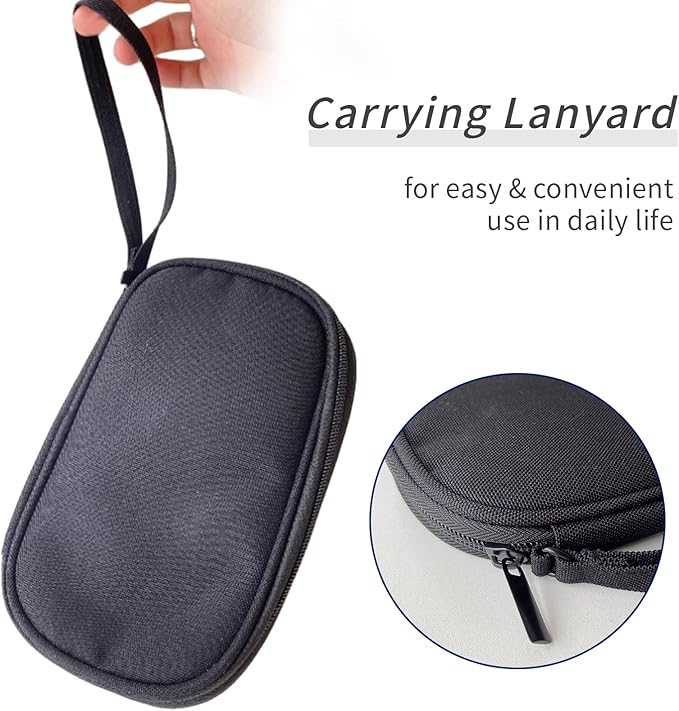 Electronics Organizer Travel Case, Cable Organizer Travel Essentials Tech Pouch,Suitable for Charger, Cable, Phone，Flash Drive,Black