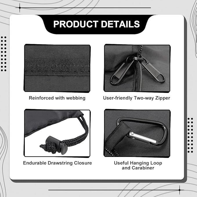 Travel Laundry bags, Dirty Clothes Travel Bag with Handles, Portable Small laundry Sack for Travelling, Suitcase, Gym, Camping (Black | 1 Pack)