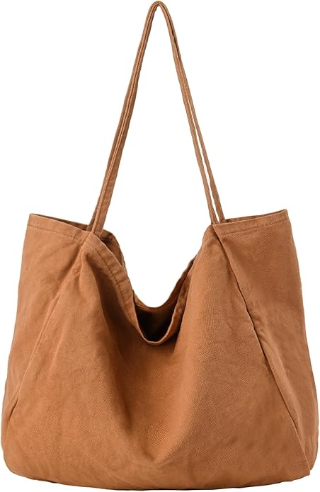 Canvas Tote Bag for Women Large Hobo Shoulder Bag for Work Travel Casual Message Bag Tote Purse handbags