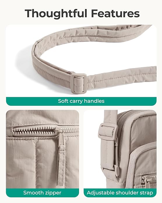 BAGSMART Small Crossbody Bags for Women, Mini Cell Phone Cross body Purses Travel Wallet with RFID Blocking Card Slots