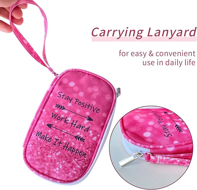 Electronics Organizer Travel Case, Cable Organizer Travel Essentials Tech Pouch,Suitable for Charger, Cable, Phone，Flash Drive,Encourage