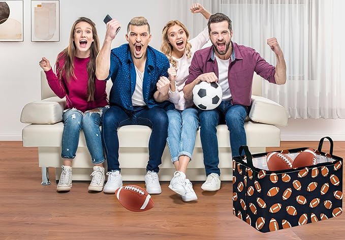 Kids Hamper Storage Bins Organizer Toy Box Laundry Basket Large Canvas Collapsible Chest for Home/Dorm/Kitchen/Pet/Office/Closet/Shelf/Gift Baskets