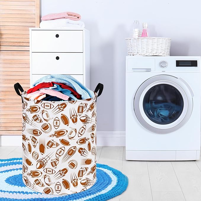 Round Laundry Basket Storage Bins Nursery Hamper Gift Baskets for Home,Office,Home Decor