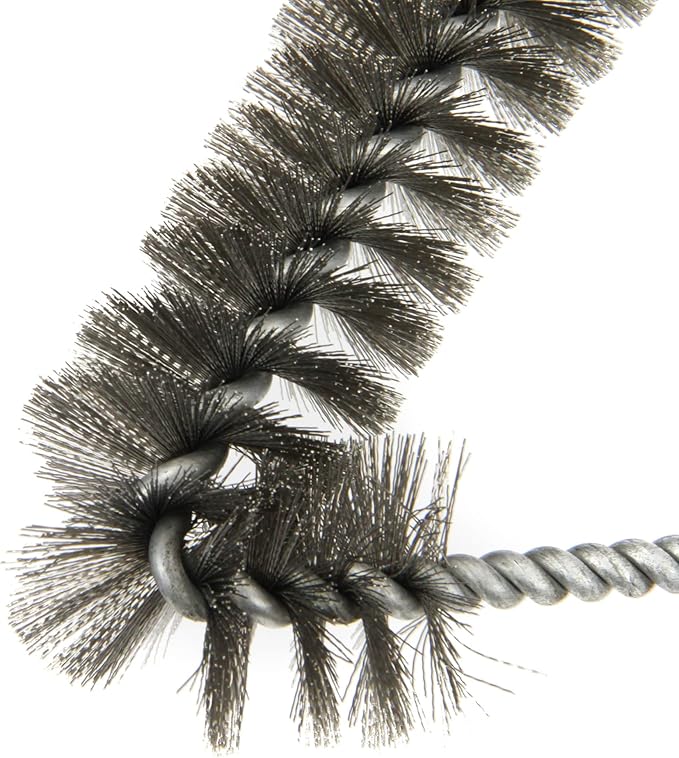 Chef Craft Select BBQ Grill Brush, 18 Inch, Stainless Steel/Black (Pack of 2)