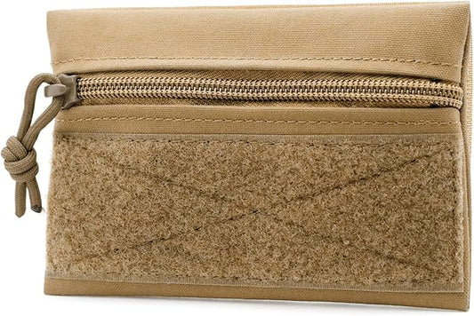 Qavctw Tactical Admin Pouch Bag with Hook and Loop Tool Storage Bag Snack Pouch Candy Bag Hanging Pouches Backpack Accessory Pouch