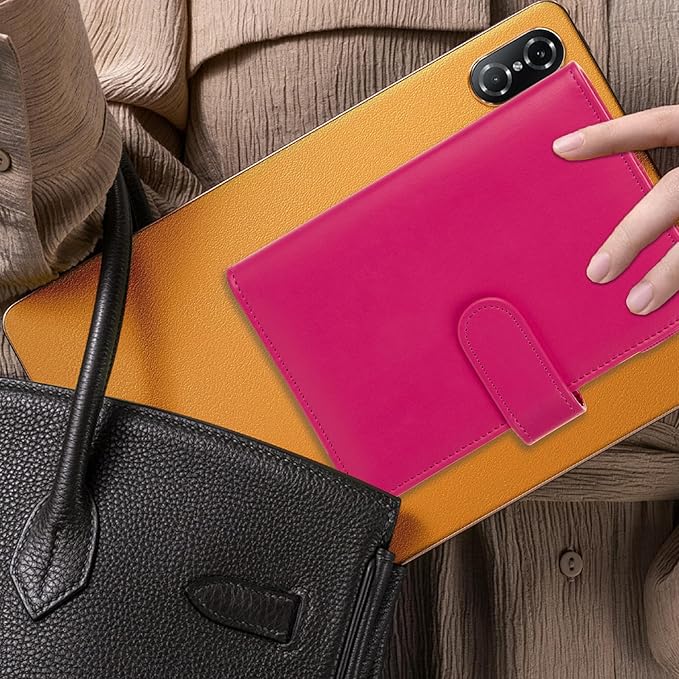 NICOOTHBudget Binder Cash Envelopes A6 Money Saving Binder with Zipper envelopes (Red)