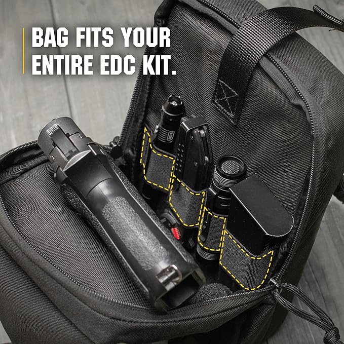 M-Tac CCW Sling Bag for Men & Women - EDC Shoulder Bag Tactical - Crossbody Concealed Carry Bag - Mens Chest Pack