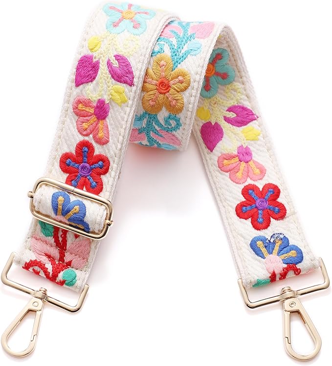 S-Jacorry Purse Strap Replacement Crossbody Wide Shoulder Strap Adjustable Canvas Straps Handbag Strap Replacement Belts