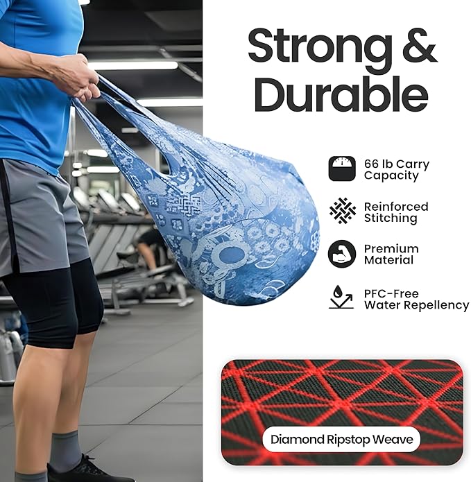 Nanobag Ultralight Heavy Duty Foldable Tote for Women & Men, Reusable Grocery & Travel Bag, Packable Collapsible Compact Market Essential (XL Navy)