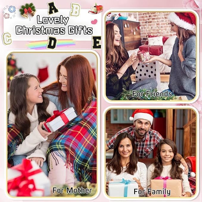 TOPEAST Monogrammed Gift for Women Girls, Personalized Initial Makeup Bags Cosmetic Bag with Zipper, Cute Makeup Pouch, PU Leather Waterproof Toiletry Bag, Preppy Gifts Stuff for Girl (Black E)