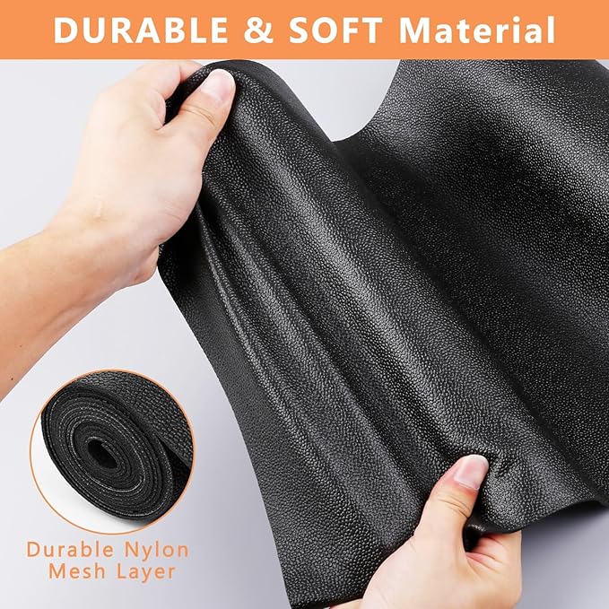 WochiTV Shelf Liner for Cabinets, Drawer Non Adhesive Non Slip Foam Mat for Kitchen, Pantry, Bathroom, Cupboard, Garage, Closet, Shelves, Drawer, Tool Box, Black 23.6 x 354 inches