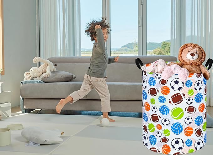 Round Laundry Basket Storage Bins Nursery Hamper Gift Baskets for Home,Office,Home Decor