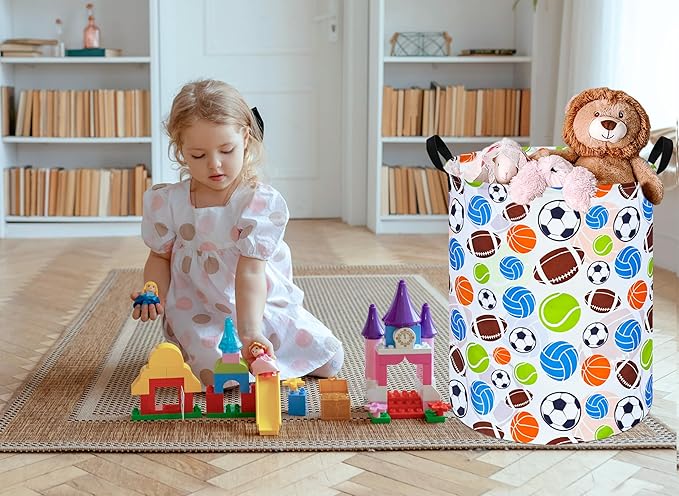 Round Laundry Basket Storage Bins Nursery Hamper Gift Baskets for Home,Office,Home Decor