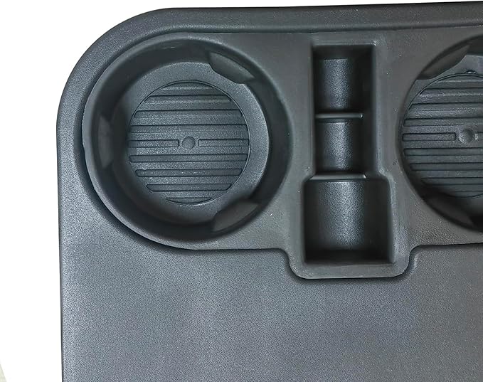 Front Center Console Cup Holder Replace for HC3Z-2813562-AB Compatible with 2015-2020 Ford F150 2017-2022 F250 F350 F450 Super Duty
