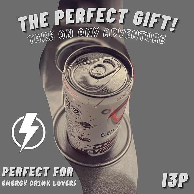 Slim Can Cup Holder Adapter for Car – Skinny Can Holder Insert for 8.4 oz & 12 oz Energy Drinks (Red Bull, Celsius, Alani, White Claw) – Anti Spill Cup Holder Insert for Cars, Trucks & Boats (1 Pack)