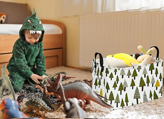 Kids Xmas Empty Storage Basket Gifts Toys Organizer Nursery Bins for Women Hamper for Organizing Home/Dorm/Kitchen/Pet/Office/Closet/Shelf/Room Decor