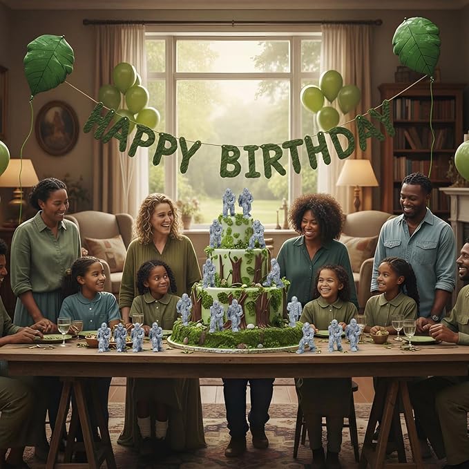 100 Packs Mini Bigfoot Figures Little Sasquatch Figurine Decorations Big Foot Resin Figurines Mini Bigfoot Figures Bulk for Hide and Seek Props Birthday Holiday Party Gifts Home Decor