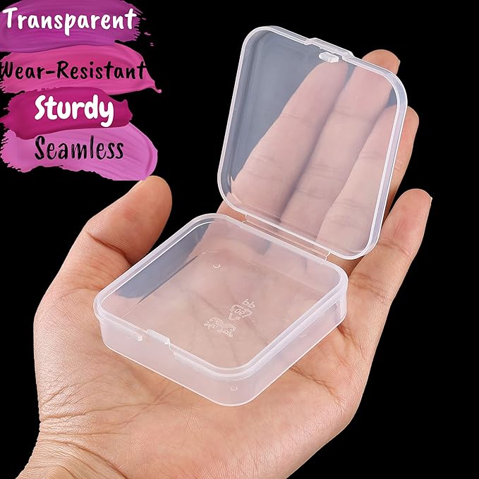 Mr. Pen - Small Plastic Containers, Clear, 12 pcs, Small Bead Organizer, Small Containers for Organizing, Bead Containers, Small Plastic Box, Mini Containers, Small Plastic Storage Containers