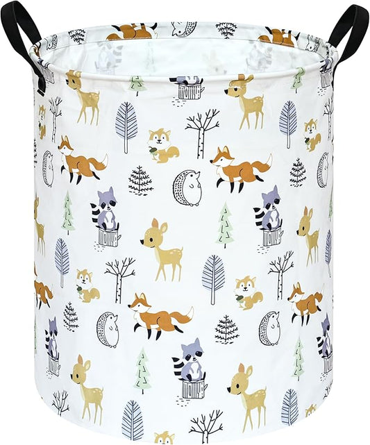 Round Laundry Basket Storage Bins Nursery Hamper Gift Baskets for Home,Office,Home Decor