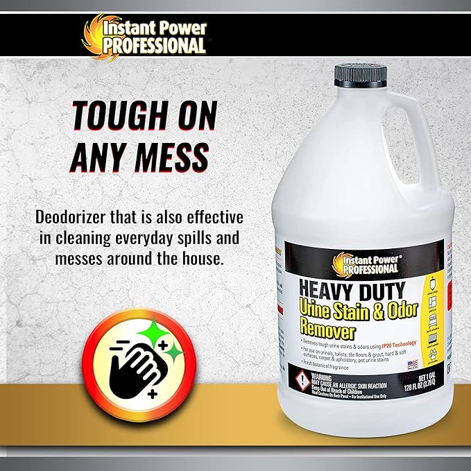 Instant Power Professional Heavy Duty Urine Stain & odor Remover, 128 Fl Oz