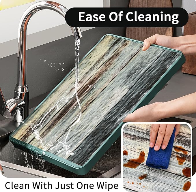 Shelf Liners for Kitchen Cabinets Non Adhesive Drawer Liner 17.5in x 20FT Blue Shiplap Quatrefoil Thickened Shelf Liner Strong Non-Slip Easy to Clean Tool Box Refrigerator with Knife and Tape Measure