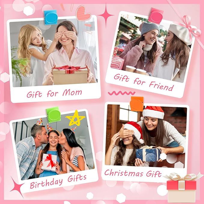 8 Pack Magnetic Clips Heavy Duty, Colorful Magnet Clips for Fridge, Refrigerator Magnets, Strong Magnetic Clip, Scratch Free Magnets with Clip for Whiteboard, Refrigerator, Cruise, Locker