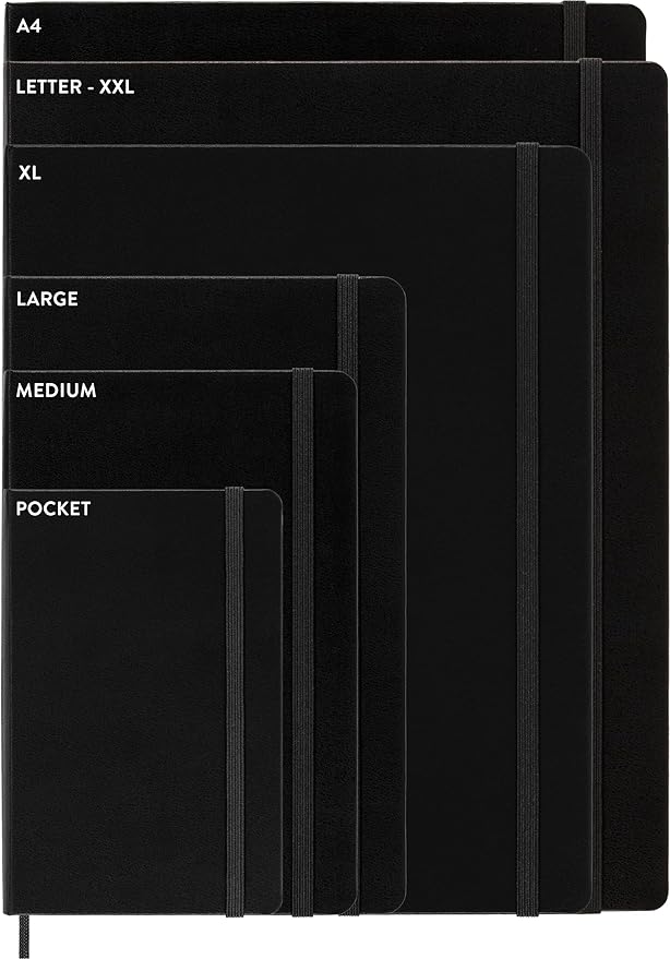 Moleskine Classic Notebook, Soft Cover, Pocket (3.5" x 5.5") Ruled/Lined, Scarlet Red, 192 Pages