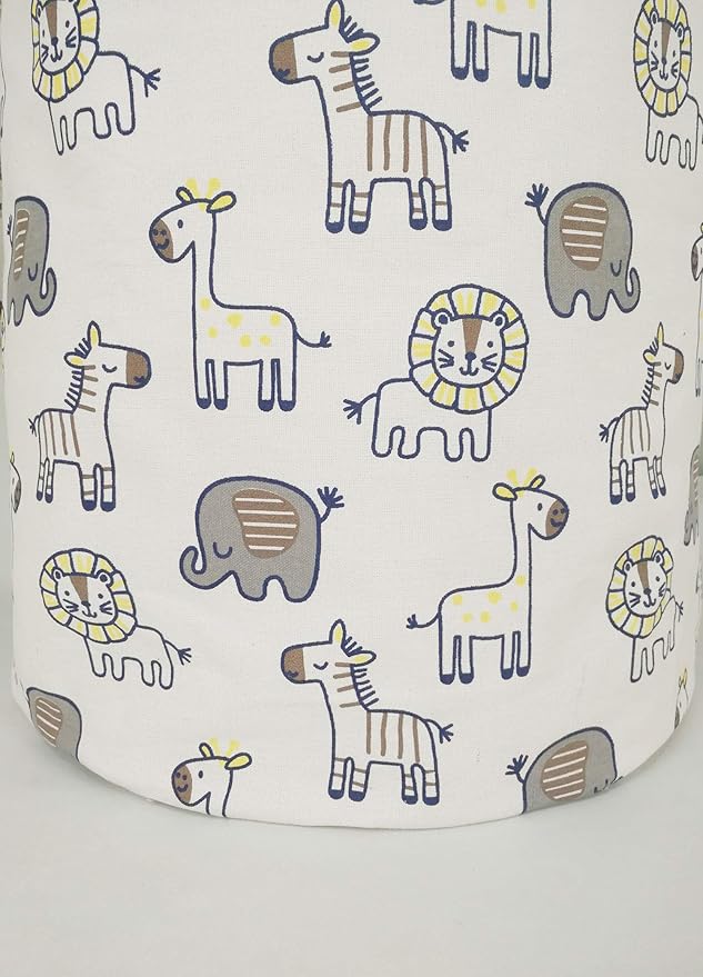 Kids Hamper Baby Storage Bins Gift Toy Box Organizer Nursery Waterproof Laundry Basket Large Canvas Collapsible Chest for Boys Girls Bedroom Closet Shelf Room Decor