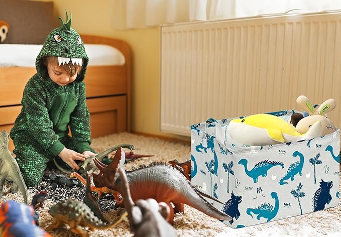 Baby Waterproof Storage Basket Toys Organizer Nursery Bins for Women Kids Hamper for Organizing Home/Dorm/Kitchen/Pet/Office/Closet/Shelf/Room Decor