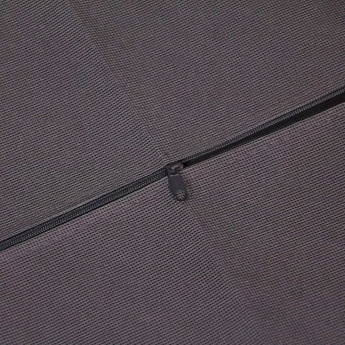 DIOMMELL 6 Pack Foldable Cloth Storage Box Closet Dresser Drawer Organizer Fabric Baskets Bins Containers Divider for Clothes Underwear Socks Lingerie Clothing, Dark Grey 00-0600