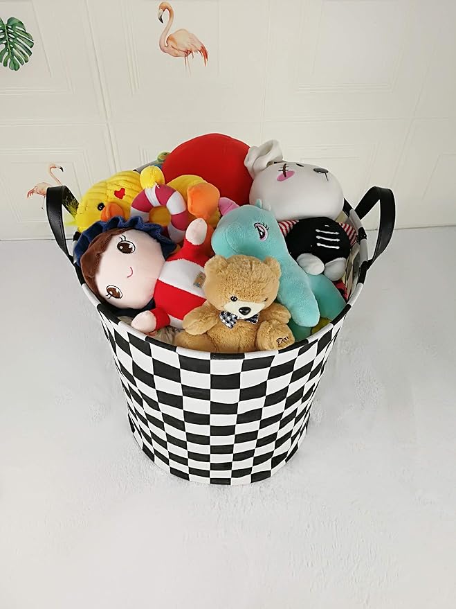 Kids Hamper Storage Bins Organizer Toy Box Laundry Basket Large Canvas Collapsible Chest for Home/Dorm/Kitchen/Pet/Office/Closet/Shelf/Gift Baskets