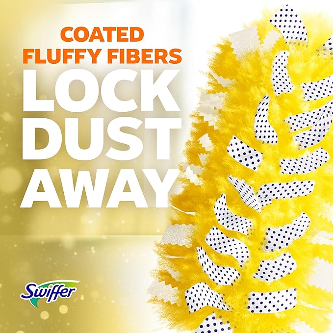 Swiffer Dusters Heavy Duty Multi-Surface Duster Refills for Cleaning, Lavender, 11 Count (Pack of 3)
