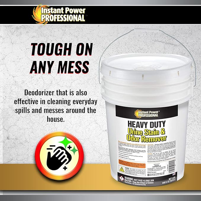 Instant Power Professional Heavy Duty Urine Stain & Odor Remover, 640 Fl Oz