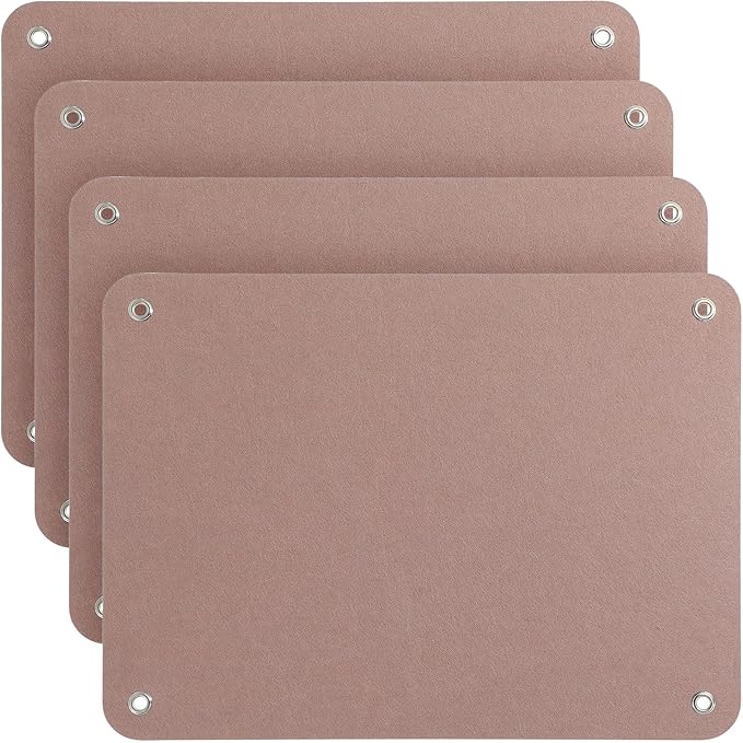 Yunsailing 4 Pieces Felt Board for Toddlers Classroom Flannel Board Stories for Preschool Homeschooling, Kids Felt Story Activity Wall Hanging Children Birthday Gifts, 11.8 x 15.75 Inch (Camel)