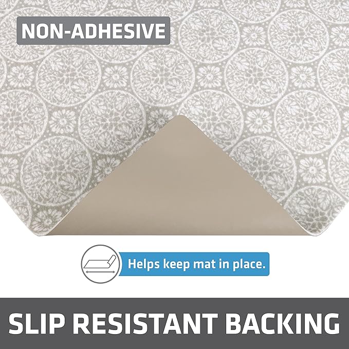 Drymate Premium XL Under Sink Mat, Waterproof Cabinet Protection Mats for Kitchen & Bathroom, Absorbent Shelf Liners, Slip-Resistant, Non-Adhesive, Machine Washable (USA Made)(24”x59”)(Tan)