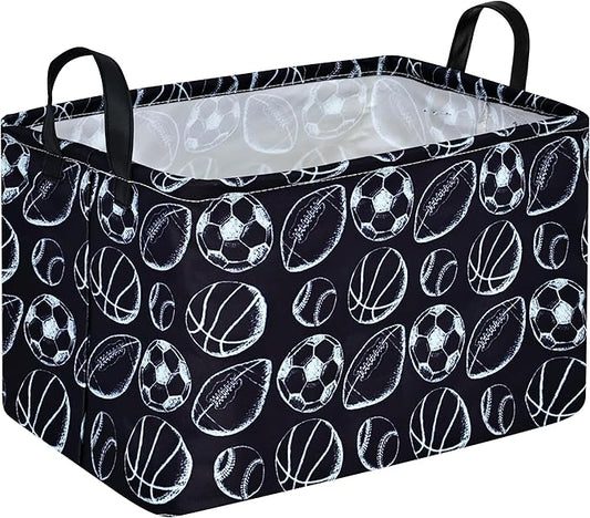 Kids Hamper Storage Bins Organizer Toy Box Laundry Basket Large Canvas Collapsible Chest for Home/Dorm/Kitchen/Pet/Office/Closet/Shelf/Gift Baskets