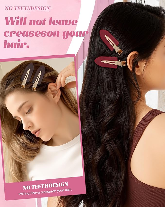 6PCS Acrylic Marbled Hair Claw Clips - Include No Bend No Crease Hair Clips and Medium Rhinestone Claw Clip, Cute Stylish Hair Accessories for Women Makeup, Strong Hold Non Slip for Thick Thin Hair