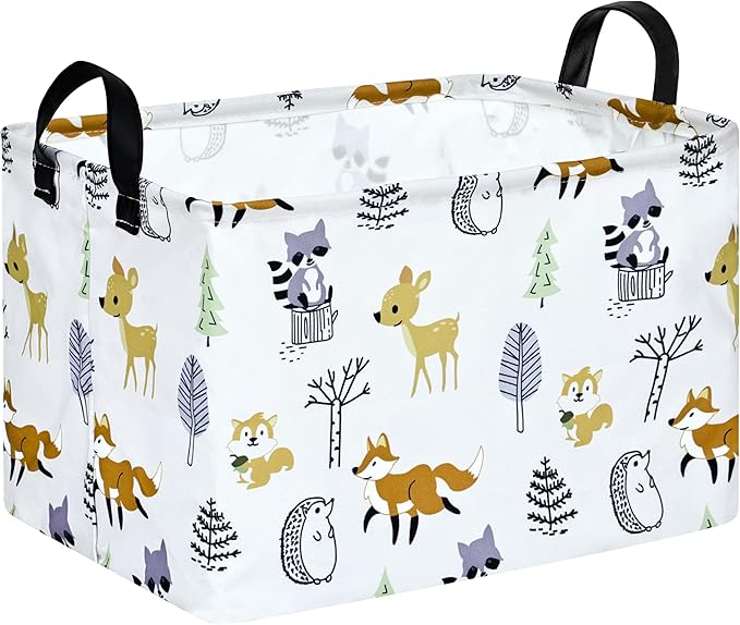 Rec Box Hamper Storage Basket Collapsible Organizer Bin Gift Shelf Baskets for Home and Kitchen Storage