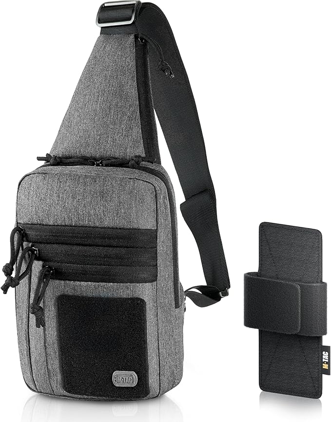 M-Tac CCW Sling Bag for Men & Women - EDC Shoulder Bag Tactical - Crossbody Concealed Carry Bag - Mens Chest Pack