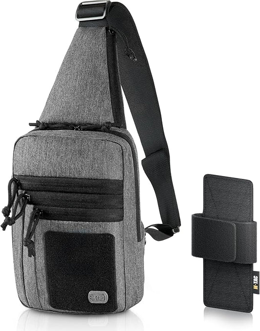 M-Tac CCW Sling Bag for Men & Women - EDC Shoulder Bag Tactical - Crossbody Concealed Carry Bag - Mens Chest Pack
