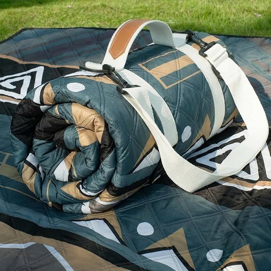 Genovega Waterproof Picnic Blanket Outdoor Camping Beach Mat Rug Extra Large Foldable Car Essential Roadtrip Gadget Accessories Glamping Tent Gear Must-Haves Hiking Stuff Backpacking Necessities Gift