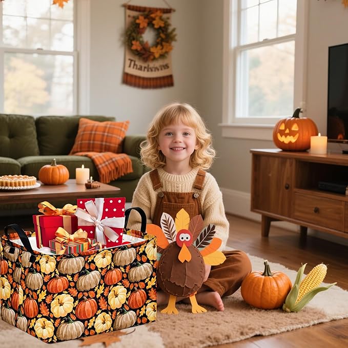 Rec Box Hamper Storage Basket Collapsible Organizer Bin Gift Shelf Baskets for Home and Kitchen Storage