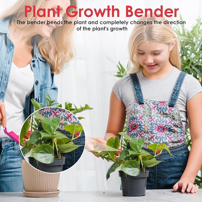 50 Pcs Plant LST Cilps, Adjustable Low-Stress Plant Training Clips, Reusable 90-Degree Bendable Clips to Bend for Tomatoes Cucumbers Beans Climbing Plants in Indoor or Outdoor Gardens (Red)