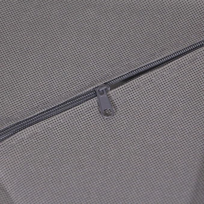 DIOMMELL 4 Pack Foldable Cloth Storage Box Closet Dresser Drawer Organizer Fabric Baskets Bins Containers Divider for Clothes Underwear Socks Lingerie Clothing, M Grey 40-0000