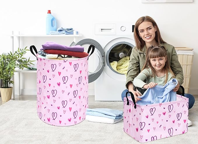 Rectangle Gift Shelf Nursery Storage Basket Laundry Hamper Storage Box and Bins for Home Clothes with Handles